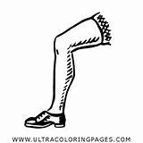 Colorear Pierna Ultracoloringpages Knee Asd10 Rodilla sketch template