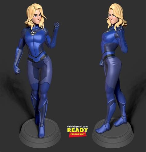 Invisible Woman 3d Print Model By Sinh Nguyen