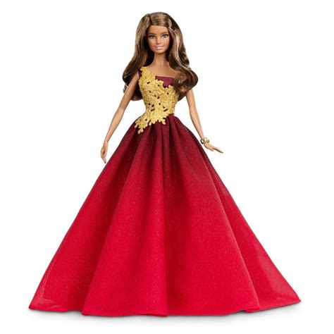 mattel barbie Συλλεκτική holiday 2016 Κόκκινο Φόρεμα drd25 toys shop gr