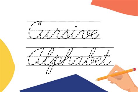 cursive alphabet  cursive writing pack