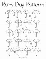Rainy Patterns Coloring Built California Usa sketch template