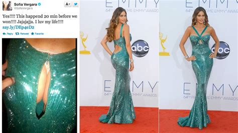 busty sofia vergara ass flash before emmys 2012 scandal planet