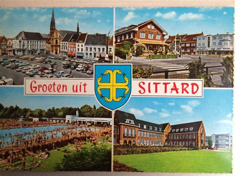 groeten uit sittard postcard picture postcards hometown den holland