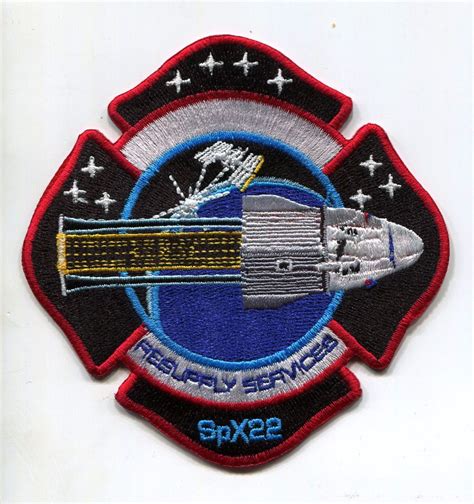 shop nasa spacex crs  mission patch    space store