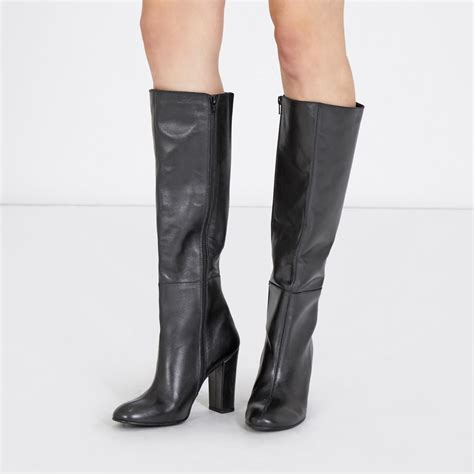 Leather Knee High Boots Warehouse