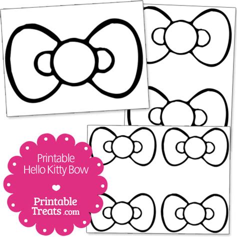images  pink bows  kitty printables  kitty bow