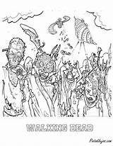 Walking Dead Template sketch template