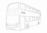 Decker Double Bus Colouring Dot Activity Cardiff Pack sketch template