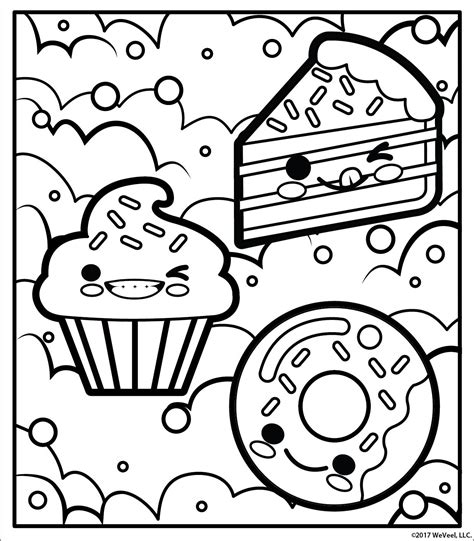 cute kawaii halloween coloring pages  file include svg png eps dxf
