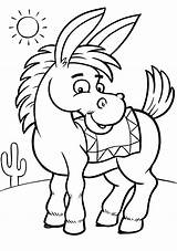 Coloring Pages Donkey Kids Printable Choose Board Sheets sketch template