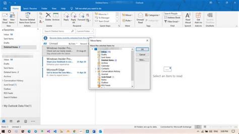 [2020] step by step guide to recover deleted outlook email