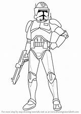 Clone Commander Cody Ausmalbilder Trooper Starwars Bly Coloriages Tutorials Yoda Fett sketch template