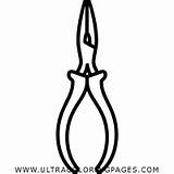 Alicate Alicates Ultracoloringpages Pliers sketch template