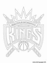 Kings Coloring Logo Sacramento Pages Drawing Nba Golden State Sport Warriors 76ers Printable Color Orlando Magic Drawings Getcolorings Print Paintingvalley sketch template