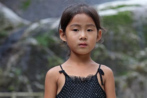north korea little innocent girl in the valley of falls … flickr