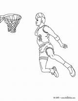 Basketball Basquete Jogador Shout Colorier Hellokids Basquetbol Layup Bola Getdrawings Pintar Korbleger Baloncesto sketch template