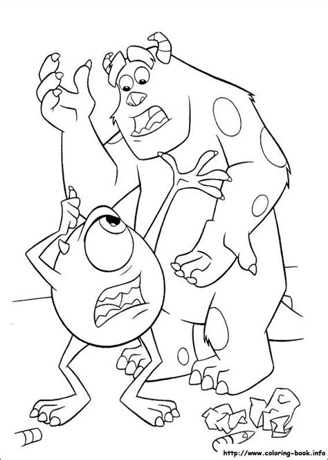 monsters  coloring picture monster coloring pages disney