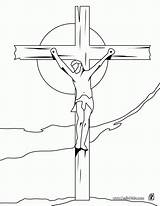 Crucifixion sketch template