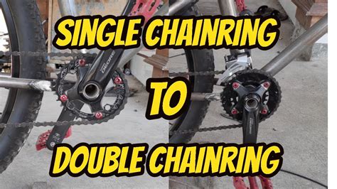 single chainring  double chainring youtube