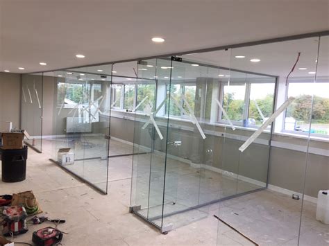 North Yorkshire Frameless Glass Partitioning Project Begins