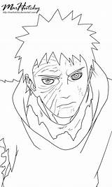 Obito Naruto Tobi Uchiha Pages Coloring Lineart Anime Color Deviantart Printable Getcolorings Print Sketch Popular Template sketch template