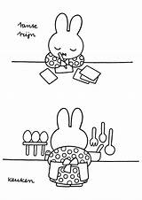 Miffy Nijntje Kleurplaat Masker Bruna Picgifs Coloringpages1001 Kleurplaten sketch template