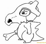 Cubone Pokemon Pages Coloring Color Adult Printable Print Coloringpagesonly sketch template