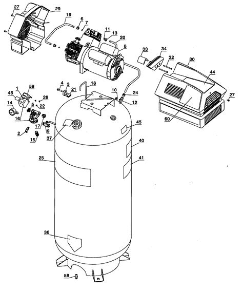 craftsman compressor pump asy parts model  searspartsdirect