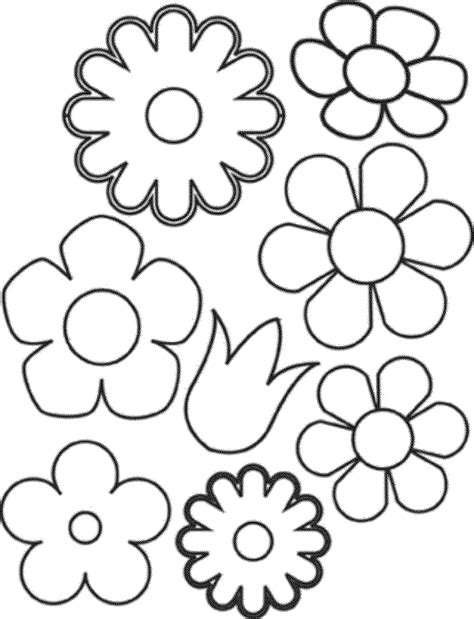 flower coloring pages  print   getdrawings