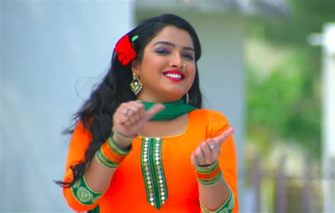 bhojpuri actress amrapali dubey stirred havoc in bold green dress see here 1 news track