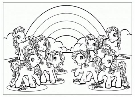 rainbow coloring pages printable