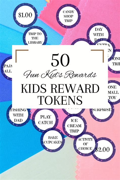 reward tokens printable reward tokens child reward tokens etsy