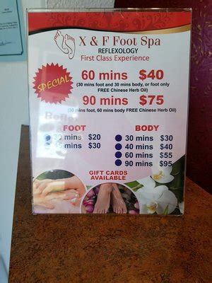 xf foot spa  reviews  justin  lewisville texas day