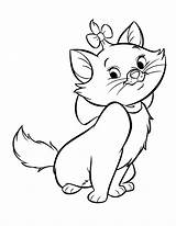 Marie Aristocats Drawing Disney Coloring Pages Clipartmag sketch template