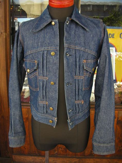 big smith  type denim jacket rock  hula vintage clothing