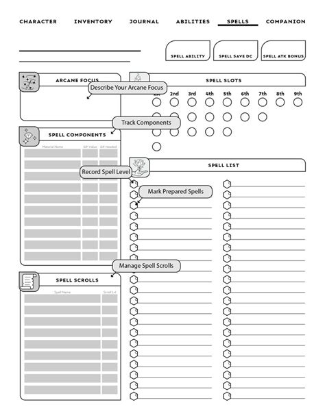 form fillable bard specific dandd character sheet printable etsy
