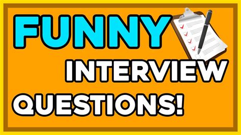 funny interview questions top  funny trick questions youtube