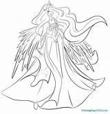 Coloring Celestia Luna Pony Princess Little Pages Mlp Human Drawing Printable Color Print Getcolorings Getdrawings Homey Exclusive Colorings Paintingvalley Drawings sketch template