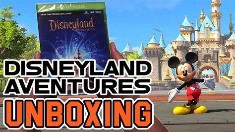 disneyland adventures xbox  unboxing youtube