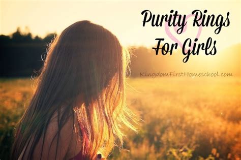 Purity Rings For Girls Kingdom First Homeschool