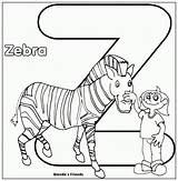 Alphabet Coloring Pages Zebra Kids Letter Library Clipart sketch template
