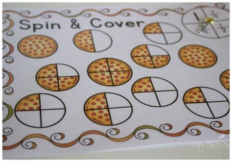 pizza fraction printable activities equivalent fractions pizza