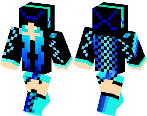 cool mcpe girl minecraft skin minecraft hub