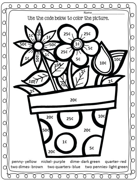 color  number math coloring pages coloring home