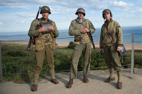 File French Soldiers Wearing U S Army World War Ii Era