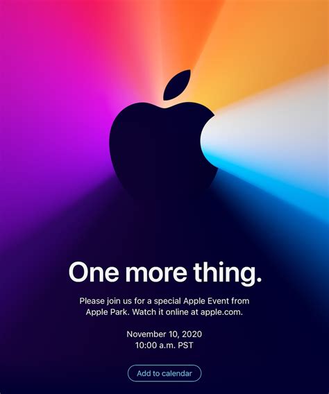 apple event invite  november   apple silicon      technology news