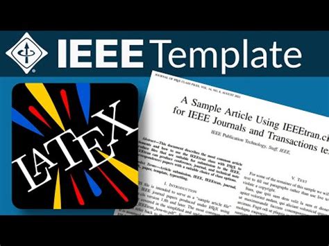 ieee latex template    started   template  check