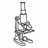 Microscopio Microscope Vexels sketch template
