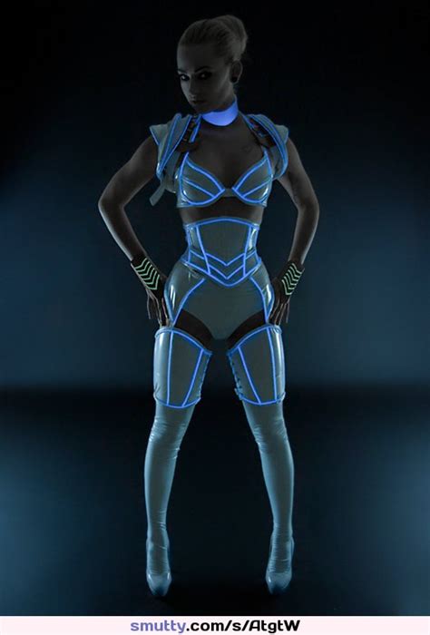 tron cosplay fantasy latex space fantastic hot costume