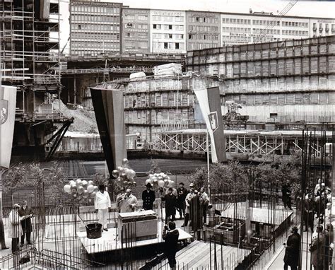 juni 1972 grundsteinlegung für die u bahn station kröpcke a l t e s h a n n o v e r